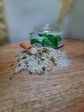 Foaming Mint Bath Salts for Sore Muscles